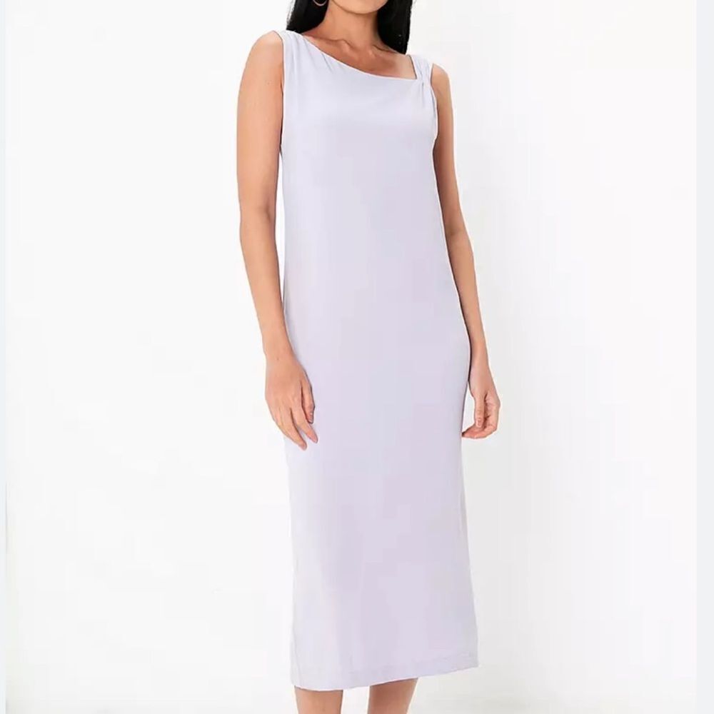 Zara Lilac/Purple Midi Dress(Size Large)